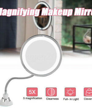 10x Magnifying LED Lighted Makeup Mirror