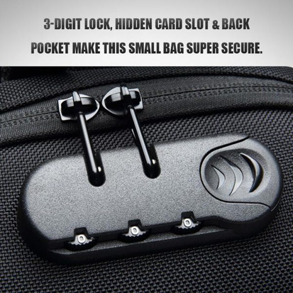 Anti-theft Backpack With 3-Digit Lock - Image 6