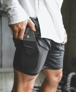 Men’s 2 in 1 New Summer Secure Pocket Shorts