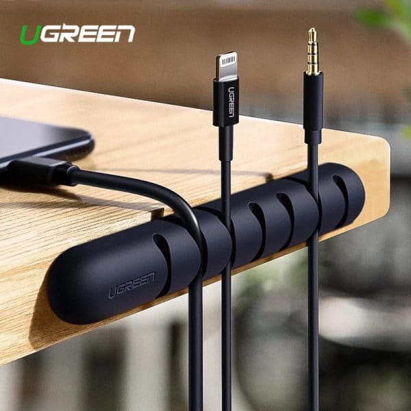 UGREEN Silicone USB Cable Winder Flexible Organizer