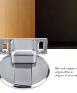 Stainless steel invisible magnetic doorstop