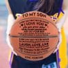 Engraved Basketball