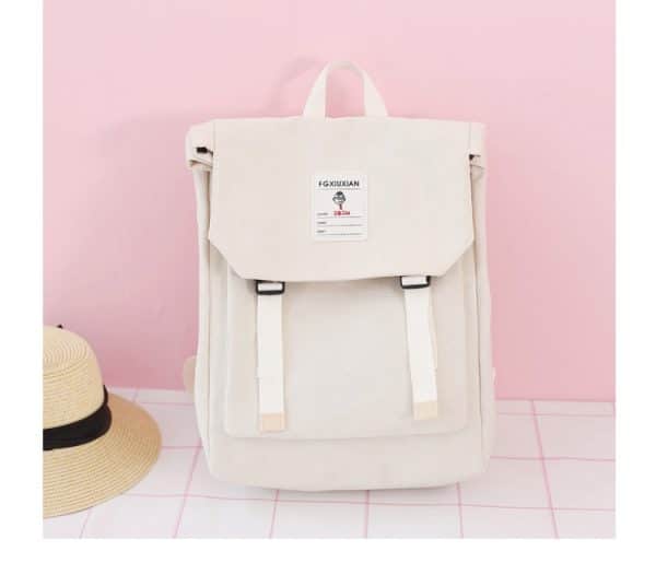 Canvas Tofu Backpack