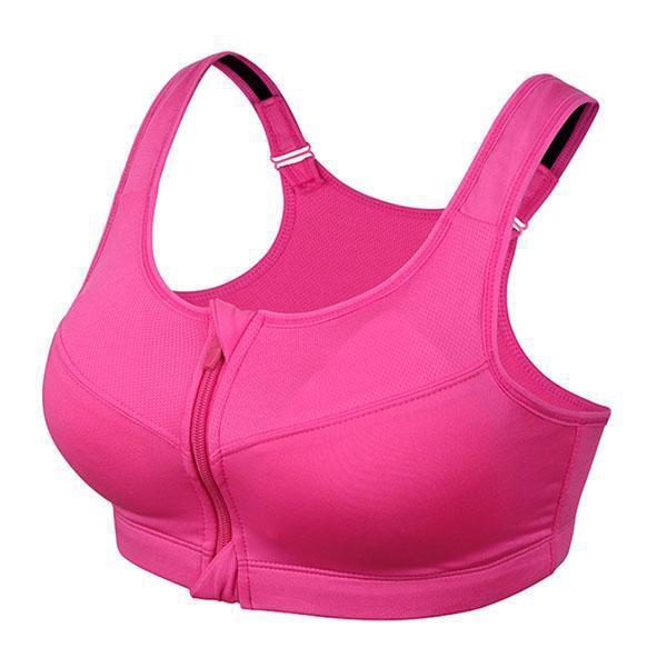 ADJUSTABLE SEAMLESS ZIPPER SPORT BRA - Image 6