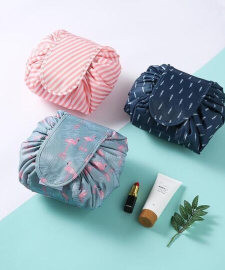 Lazy Drawstring Cosmetic Bag