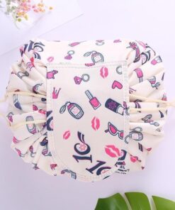 Lazy Drawstring Cosmetic Bag