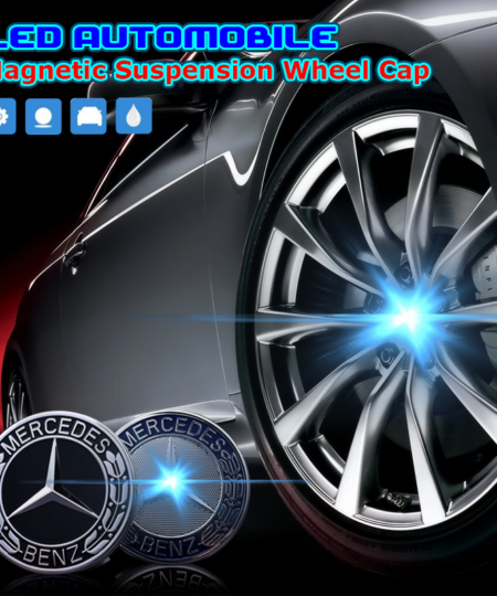 LED Automobile Magnetic Suspension Wheel Cap