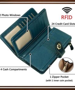 RFID Safe Large Women's Wallet