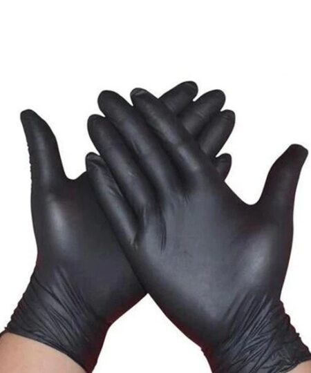 Black Disposable Latex Gloves