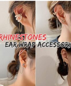 Rhinestones Ear Wrap Accessory