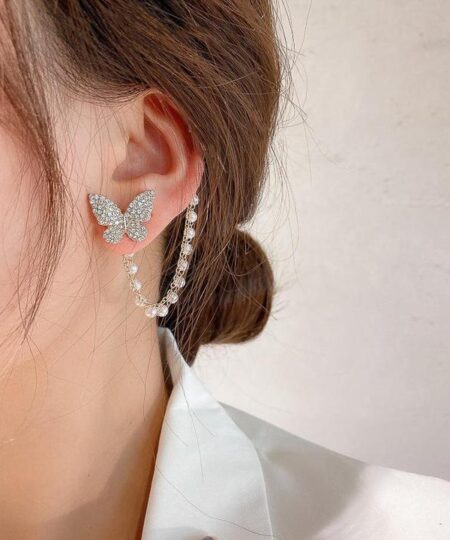 Rhinestones Ear Wrap Accessory