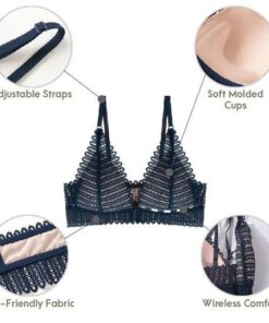 LaxChic™ Breathy Front Buckle Lace Bra