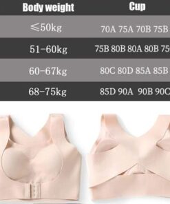 Seamless Front Buckle Support Bra