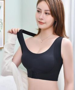 Seamless Front Buckle Support Bra