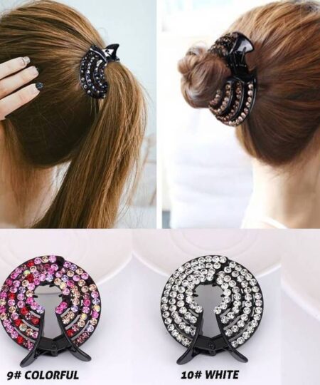 Rhinestone Ponytail Clip（50% OFF）