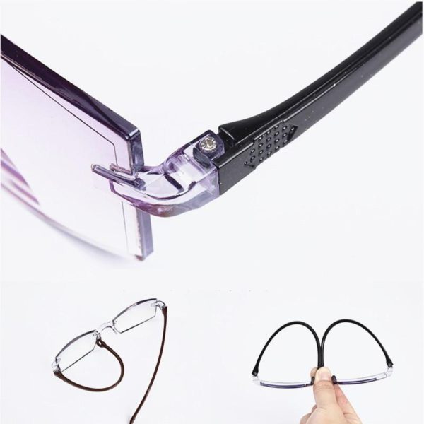 FoldFlat™ Sapphire Far & Near Dual-Use Reading Glasses