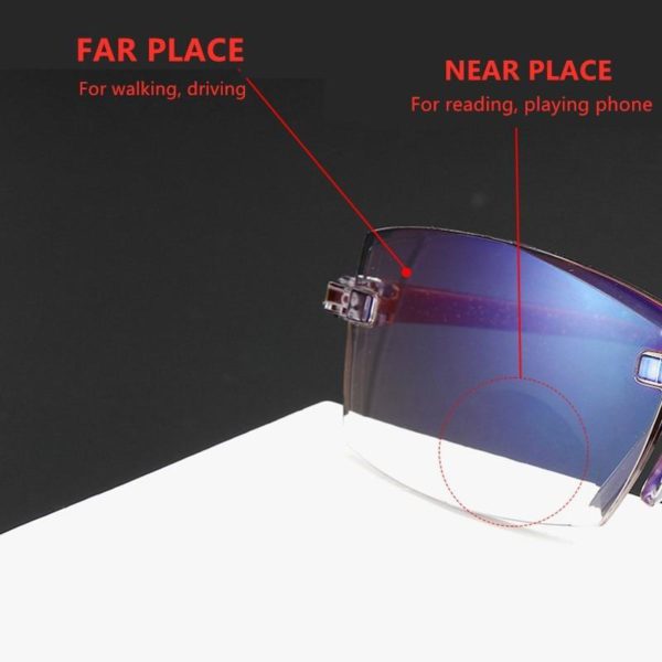 FoldFlat™ Sapphire Far & Near Dual-Use Reading Glasses