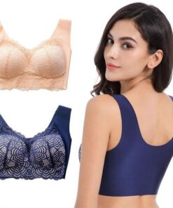 Sexy Lace Cut-out Wireless Lift-up Bra