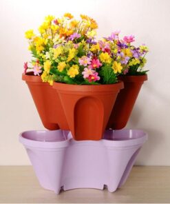 (🌼Plant Festival Special 50% OFF)-Stand Stacking Planters Strawberry Planting Pots