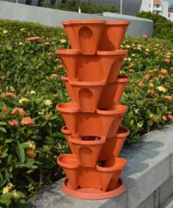 (🌼Plant Festival Special 50% OFF)-Stand Stacking Planters Strawberry Planting Pots