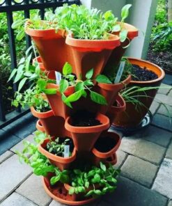 (🌼Plant Festival Special 50% OFF)-Stand Stacking Planters Strawberry Planting Pots