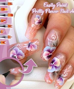 [PROMO 30% OFF] EZ Petal Flower Nail Art Brush Pen