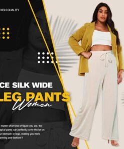 Sueea®【Mother's Day Promotion-50% OFF】Ice Silk Wide Leg Pants Women