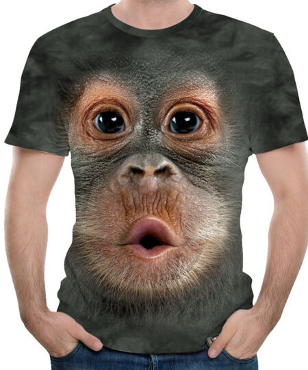 Father's Day Gift✨3D Printed Men's Animal Funny Orangutan T-Shirt