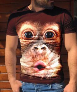 Father's Day Gift✨3D Printed Men's Animal Funny Orangutan T-Shirt