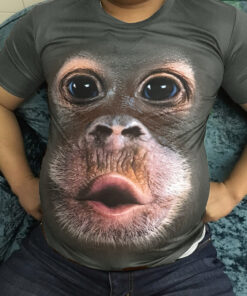 Father's Day Gift✨3D Printed Men's Animal Funny Orangutan T-Shirt