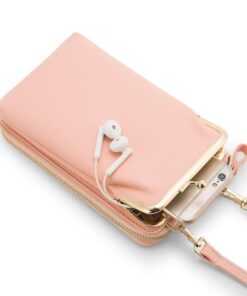 (🔥Hot Summer Sale - 50% OFF) Women Phone Bag Solid Crossbody Bag - Buy 2 Free Shipping