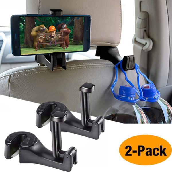 (BUY 3 GET 1 FREE）Car Seat Rear Hook with Mobile Phone Holder