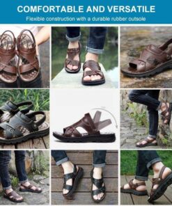 Men's Leather Casual Sandals（Freeshipping）