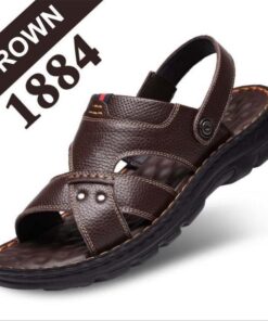 Men's Leather Casual Sandals（Freeshipping）