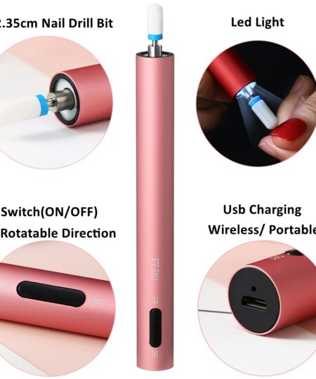 (50% OFF) 2021 Upgraded Professional Cordless Portable USB Rechargeable Nail Polisher