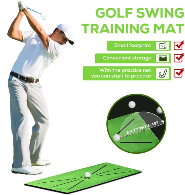 🔥50% OFF SALE - Golf Training Mat For Swing Detection Batting