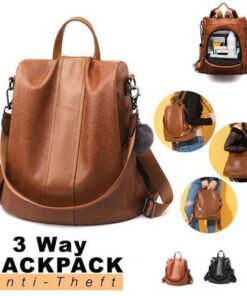 （VALENTINE'S DAY PROMOTION 🎉 - SAVE 50% OFF!!🔥）The Most Popular Large-capacity Leather Anti-theft Backpack