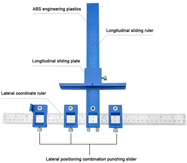 (🔥Father's Day Hot Sale-49% OFF) Drill Measuring Ruler Tool!