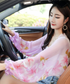 🌞SUMMER SALE - BUY 2 GET 1 FREE🌞【DRIVING/TRAVELING】CHIFFON COOL SUN-PROTECTIVE SHAWL FOR LADIES