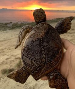 (SUMMER HOT SALE-50%OFF) Hawaiian Turtle WoodCarving-Buy 2 FREE Shipping