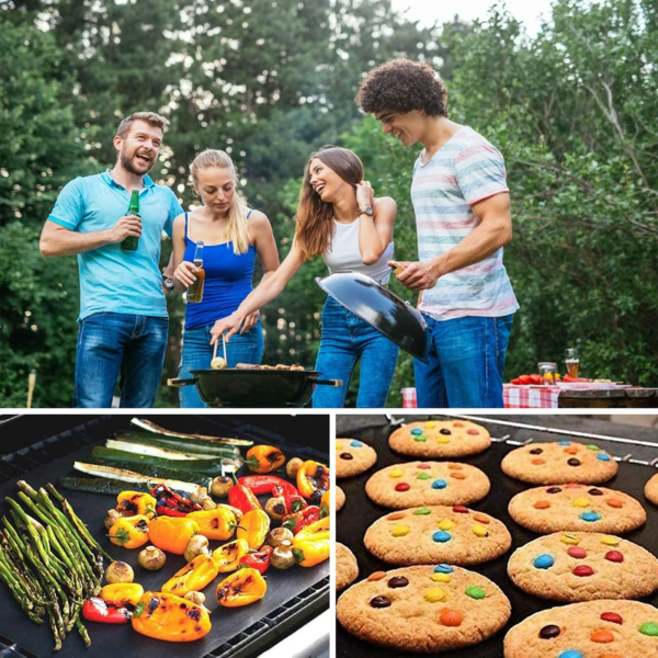 (🔥Summer Hot Sale - Save 50% OFF) Non-Stick BBQ Baking Mats, Buy 2 Get 1 Free