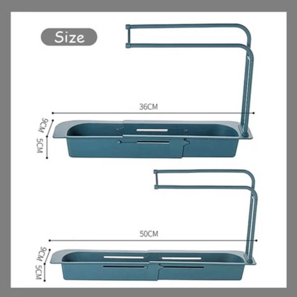 (SUMMER HOT SALE - 50% OFF) Telescopic Sink Storage Rack - BUY 2 FREE SHIPPING