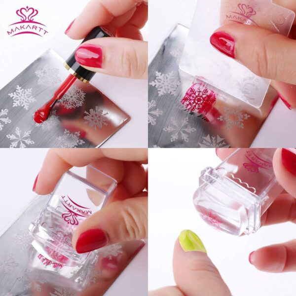 (Summer Hot Sale-50% OFF) Silicone French Nail Art Stamp