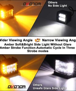 🔥Xmas Sale 50% OFF🔥3.75” Dual Side Shooter Dual Color Strobe Cree Pods