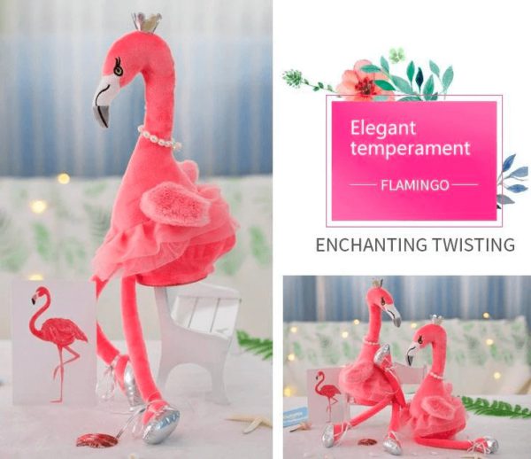 (❤️WOMEN'S DAY FLASH SALE - 50% OFF) 2021 NEW ELEGANT BALLET STYLE SINGING FLAMINGO PLUSH TOY