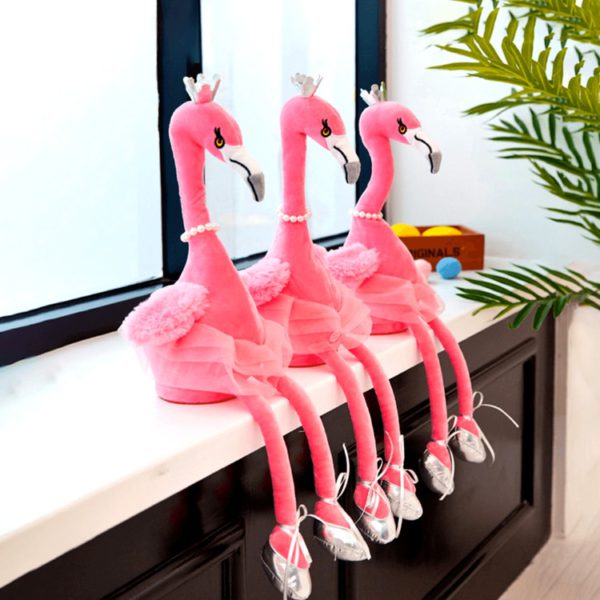 (❤️WOMEN'S DAY FLASH SALE - 50% OFF) 2021 NEW ELEGANT BALLET STYLE SINGING FLAMINGO PLUSH TOY