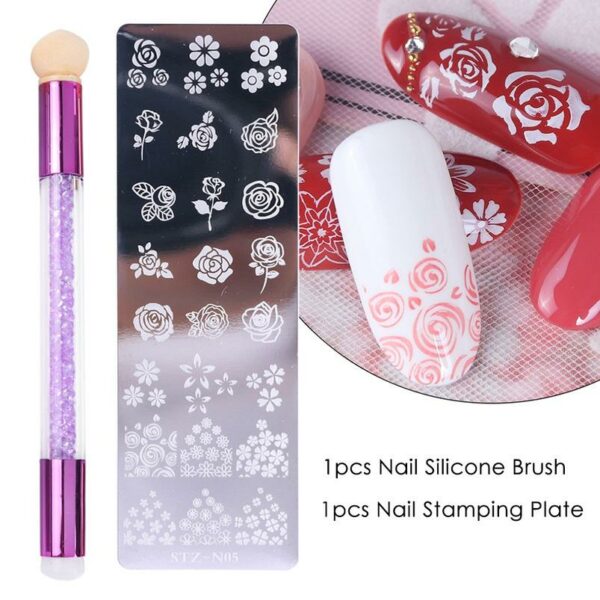 (Summer Hot Sale-50% OFF) Silicone French Nail Art Stamp