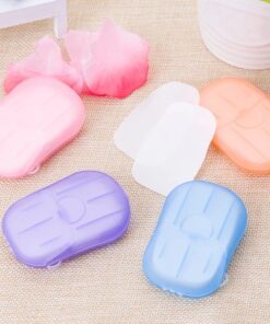 (Summer Flash Sale- 50% OFF) Portable Soluble Soap Paper - Buy 5 Get 3 Free