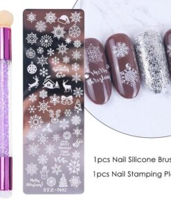 (Summer Hot Sale-50% OFF) Silicone French Nail Art Stamp