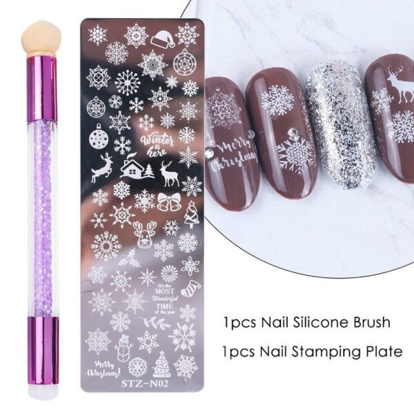 (Summer Hot Sale-50% OFF) Silicone French Nail Art Stamp